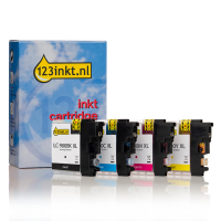 123drukuj zamiennik Zestaw promocyjny: 1 x komplet tuszów do serii LC-980 XL (czarny + 3 kolory)