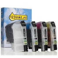 123drukuj zamiennik Zestaw promocyjny: komplet tuszów do serii Brother LC-229XL / LC-225XL (czarny + 3 kolory)