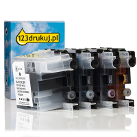 123drukuj zamiennik Zestaw promocyjny: komplet tuszów do serii LC-129XL/LC-125XL (czarny + 3 kolory) 127215