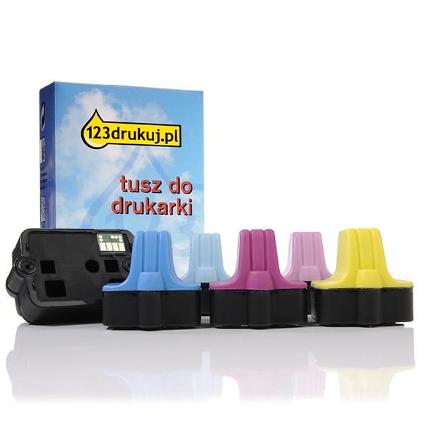 123drukuj zamiennik promocja: 6 tuszów, do serii HP 363 z chipem Q7966EEC 031807 - 1