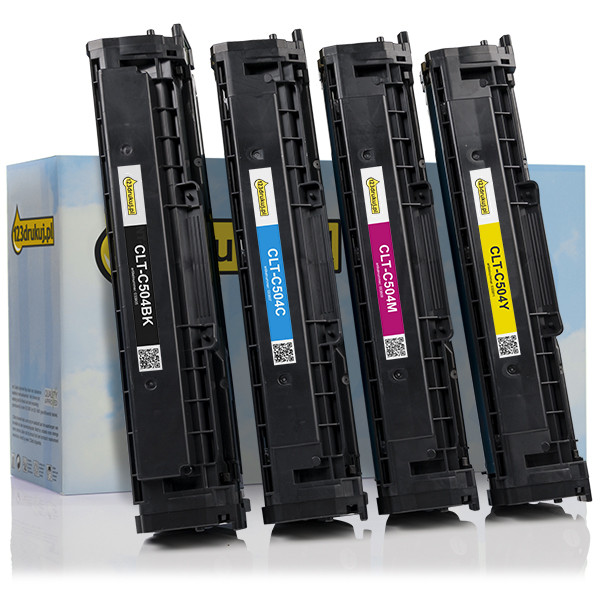 123drukuj zamiennik zestaw promocyjny: CLT-K504S, C504S, M504S, Y504S toner czarny + 3 kolory  130137 - 1