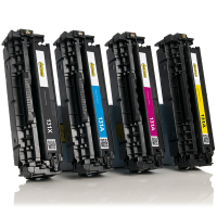 123drukuj zamiennik zestaw promocyjny: HP 131X / 131A - CF210X, 211A, 212A, 213A toner czarny + 3 kolory  130009