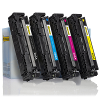 123drukuj zamiennik zestaw promocyjny: HP 203A (CF540A, CF541A, CF542A ,CF543A) tusz czarny+ 3 kolory  130550