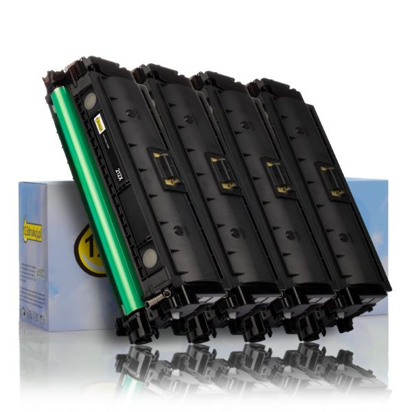 123drukuj zamiennik zestaw promocyjny: HP 212X: HP W2120X, W2121X, W2123X, W2122X czarny + 3 kolory  093704 - 1