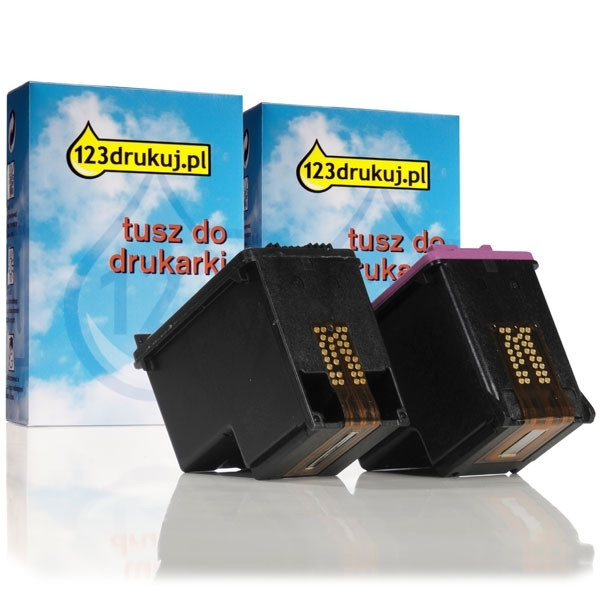 123drukuj zamiennik zestaw promocyjny: HP 305 czarny + HP 305 kolor 6ZD17AEC 160232 - 1