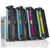 123drukuj zamiennik zestaw promocyjny: HP 651A (HP CE340A, CE341A, CE342A, CE343A) czarny + 3 kolory 130048 - 1