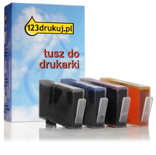 123drukuj zamiennik zestaw promocyjny: HP 655 XL czarny + 3 kolory  160003 - 1