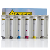 123drukuj zamiennik zestaw promocyjny: HP 727 2x czarny + 4 kolory  160188