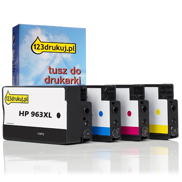 123drukuj zamiennik zestaw promocyjny: HP 963XL czarny + 3 kolory  160201 - 1