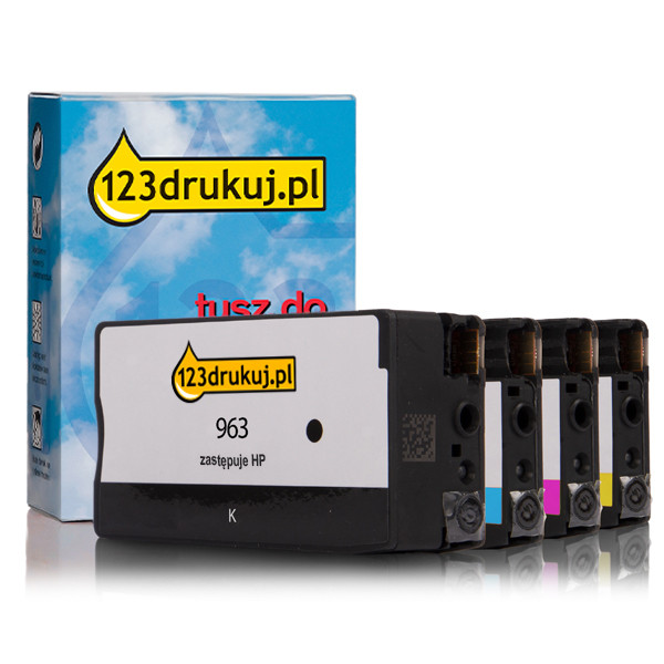 123drukuj zamiennik zestaw promocyjny: HP 963 czarny + 3 kolory  160199 - 1