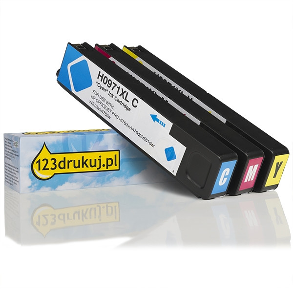 123drukuj zamiennik zestaw promocyjny: HP 971XL 3 kolory  160129 - 1