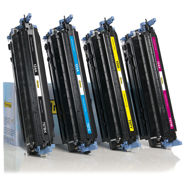 123drukuj zamiennik zestaw promocyjny: HP Q6000A, 01A, 02A, 03A czarny + 3 kolory  130016 - 1