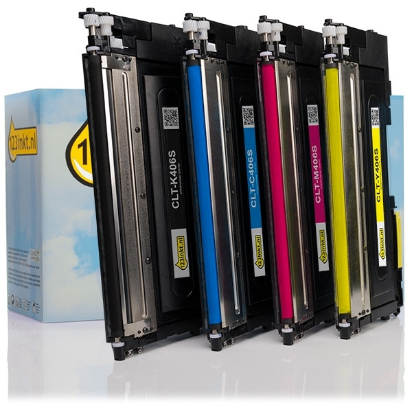 123drukuj zamiennik zestaw promocyjny: HP SU374A (CLTP406C) toner czarny + 3 kolory SU375AC 092791 - 1