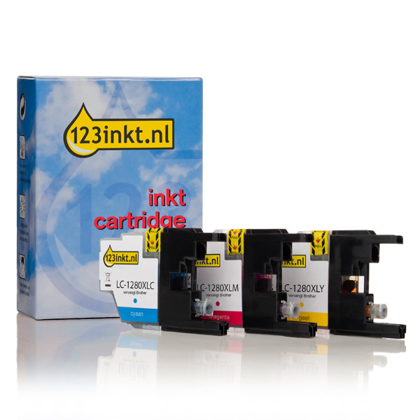 123drukuj zamiennik zestaw promocyjny: LC-1280XLRBWBP 3 kolory 132116 - 1