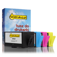 123drukuj zamiennik zestaw promocyjny HP 912 czarny + 3 kolory