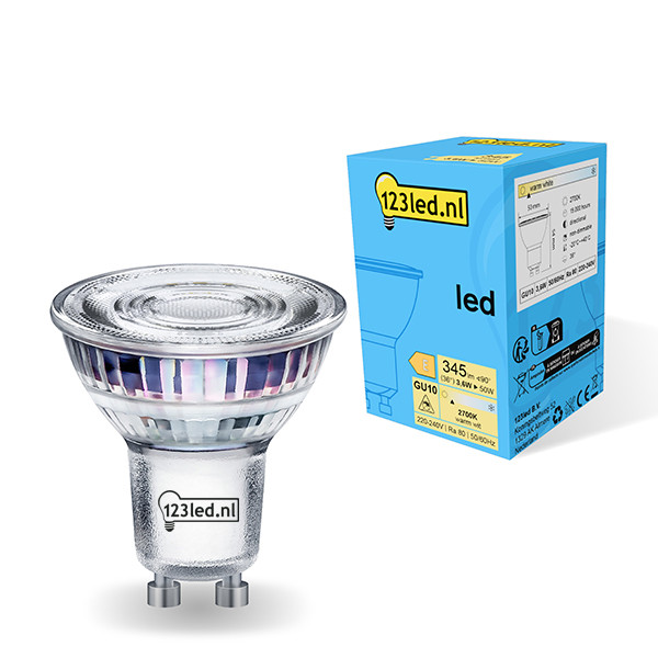 123inkt Żarówka GU10 LED 123led | spot | 2700K | 3,6 W (50 W)  LDR01720 - 1