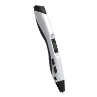 123inkt Długopis 3D biały z wyświetlaczem LCD  DPE00001