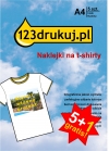 123inkt Promocja: 5 opakowań papieru transferowego T-shirty + 1 opakowanie GRATIS C6050AC 060810