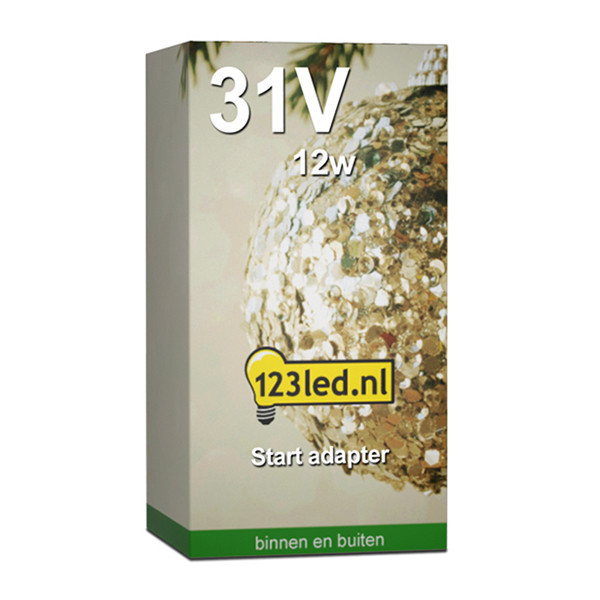 123inkt Wtyczka / adapter do łączonych lampek | 31 V  LDR07137 - 2