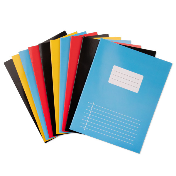 123inkt Zeszyty w linie A5 40 kartek, 10 sztuk 136L1L/BC 136L1L/GC 400075581C 40009458 400094583C 300634 - 1
