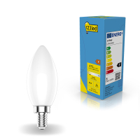 Żarówka E14 LED 123led | świeca C35 | matowa | ściemnialna | 2700K | 4,5 W (40 W) LDR01866