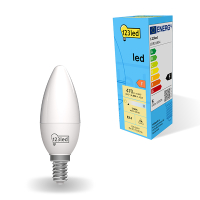 Żarówka E14 LED 123led | świeca C35 | matowa | 2700K | 4,9 W (40 W) LDR01854