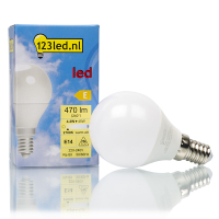 Żarówka E14 LED 123led | kula | matowa | 2700K | 4,2 W (45 W) LDR01634 Żarówka E14 LED 123led | kula | matowa | 2700K | 4,2 W (45 W) LDR01634
