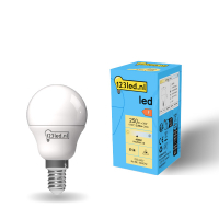 Żarówka E14 LED 123led | kula G45 | matowa | 4000K | 2,5 W (25 W) LDR01898