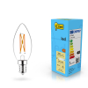 Żarówka E14 filamentowa LED 123led | świeca C35 | ściemnialna | 2200-2700K | 2,5 W (25 W) LDR02068 - 1