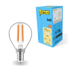 Żarówka E14 filamentowa LED 123led | kula G45 | ściemnialna | 2700K | 4,5 W (40 W) LDR01894 - 1