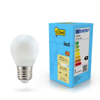 Żarówka E27 LED 123led | kula G45 | ściemnialna | 2200-2700K | 4,5 W (40 W) LDR02084