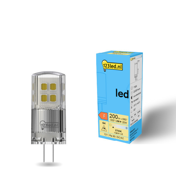 Żarówka G4 LED 123led | ściemnialna | 2700K | 2 W (20 W) LDR01930 - 1