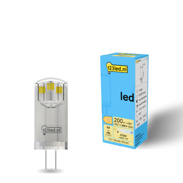 Żarówka G4 LED 123led | 2700K | 1,6 W (20 W) LDR01928 - 1