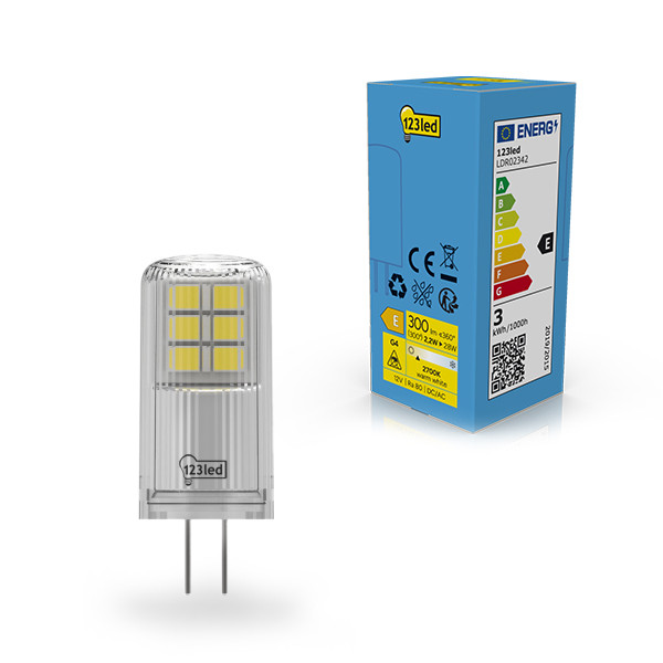 Żarówka G4 LED 123led | 2700K | 2,2 W (28 W) LDR02342 - 1