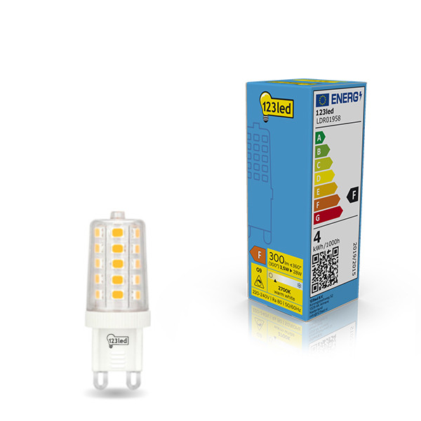 Żarówka G9 LED 123led | ściemnialna | 2700K | 3,5 W (28 W) LDR01958 - 1