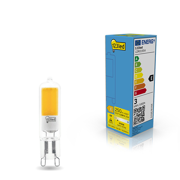 Żarówka G9 LED 123led | 2700K | 2,2 W (25 W) LDR01954 - 1
