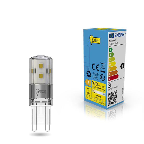 Żarówka G9 LED 123led | 2700K | 2,6 W (30 W) LDR01950 - 1