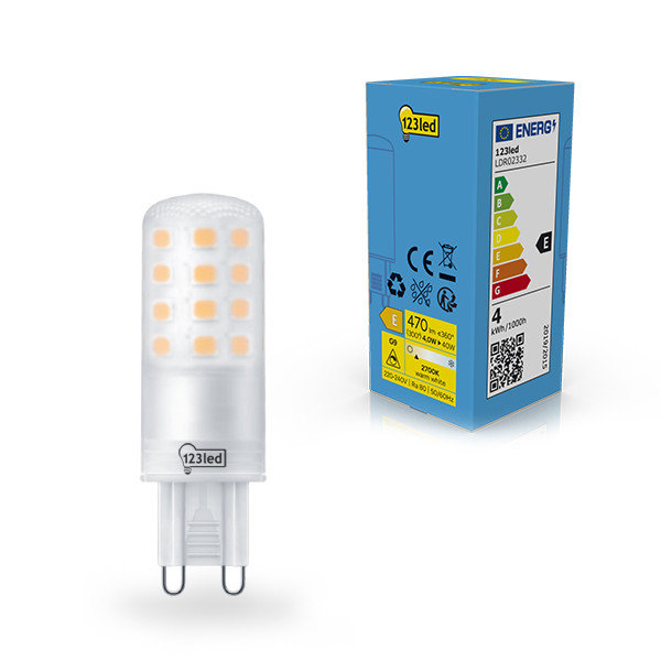 Żarówka G9 LED 123led | matowa | ściemnialna | 2700K | 4 W (40 W) LDR02332 - 1