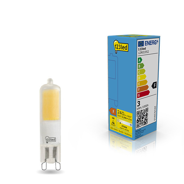Żarówka G9 LED 123led | matowa | 2700K | 2,2 W (25 W) LDR01952 - 1