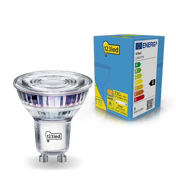 Żarówka GU10 LED 123led | spot | 2700K | 2,4 W (35 W) LDR01716 - 1