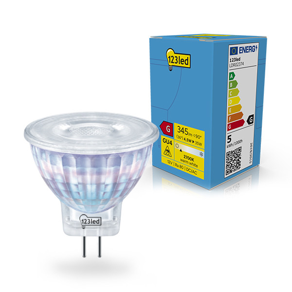 Żarówka GU4 (MR11) LED 123led | 2700K | 4,5 W (35 W) LDR02374 - 1