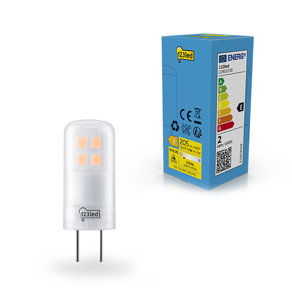 Żarówka GY6.35 LED 123led | matowa | 2700K | 1,7 W (21 W) LDR02358 - 1