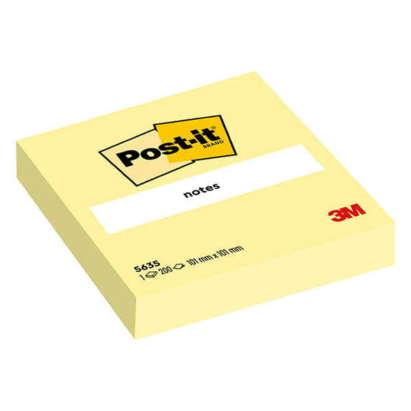 3M Karteczki samoprzylepne żółte POST-IT 100x100 mm (200 kartek) 5635 201074 - 1