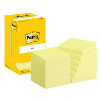 3M Karteczki samoprzylepne żółte POST-IT 76 x 76 mm (12 x 100 szt.) 654CY 201031