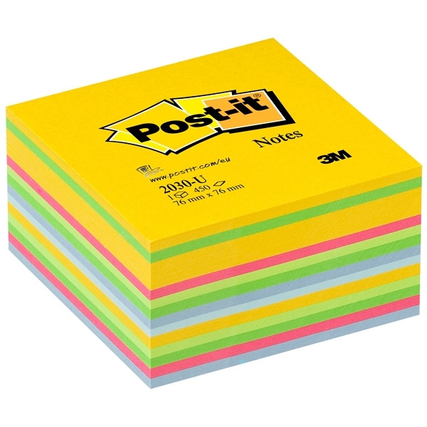 3M Karteczki samoprzylepne mix 6 kolorów POST-IT 76x76 mm (450 kartek) 2030U 201332 - 1