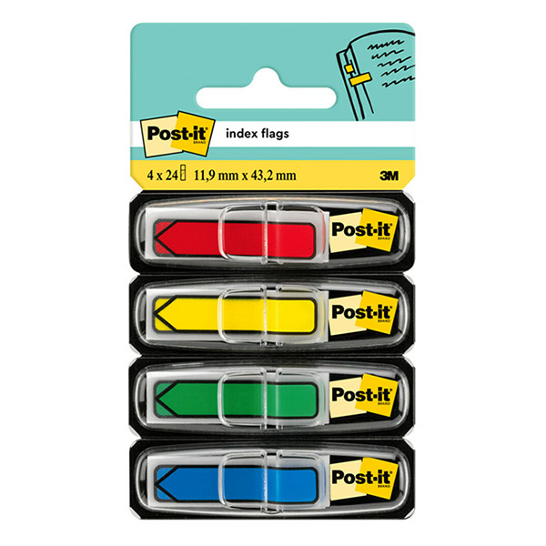 3M Zakładki indeksujące 4 kolory 3M POST-IT 11,9 x 43,2 mm (96 zakładek) 684ARR3 201358 - 1