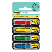 3M Zakładki indeksujące 4 kolory 3M POST-IT 11,9 x 43,2 mm (96 zakładek) 684ARR3 201358