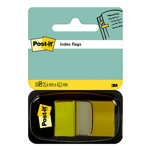 3M Zakładki uniwersalne żółty POST-IT 25,4 x 43,2 mm (50 zakładek) 680YEL 201483 - 1