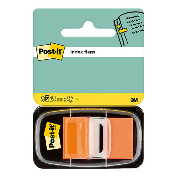 3M Zakładki uniwersalne pomarańczowy POST-IT 25,4 x 43,2 mm (50 zakładek) 680ORA 201486 - 1