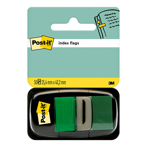 3M Zakładki uniwersalne zielony POST-IT 25,4 x 43,2 mm (50 zakładek) 680GRE 201485 - 1